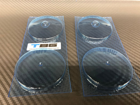 XX BUGGY LEXAN DISC WHEEL CAPS COVERS TEAM LOSI