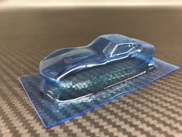 1/64 HO CORVETT C3 703 VINTAGE LEXAN BODY X2 NARROW