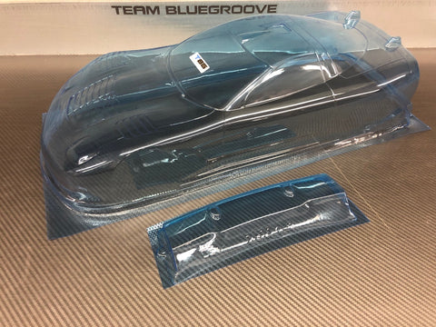 CORVETTE C5-R BODY SET 7501  HPI SUPER RS4 WR8