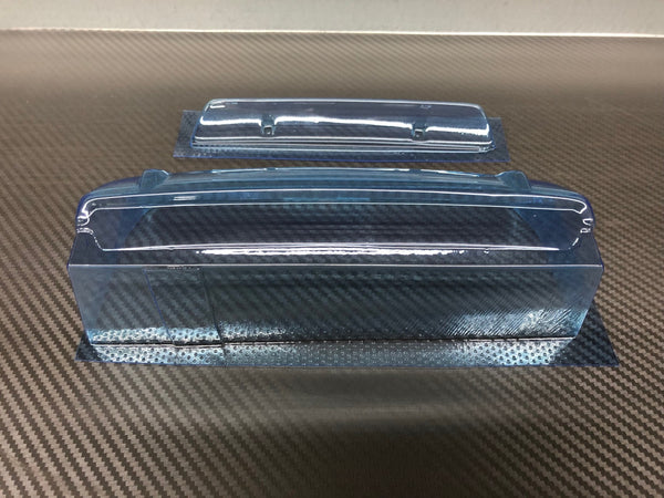 REAR BUMPER AND WING FOR PLYMOUT CUDA AAR BODY SET FOR VINTAGE HPI TRANS AM SERIES 17510