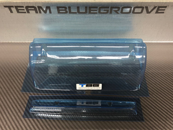 REAR BUMPER AND WING FOR PLYMOUT CUDA AAR BODY SET FOR VINTAGE HPI TRANS AM SERIES 17510